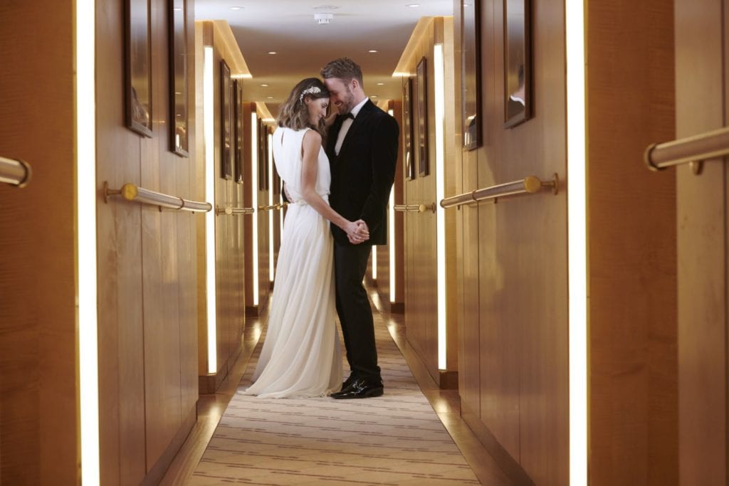 Image of a couple in a hallway - Hospitality Photographic