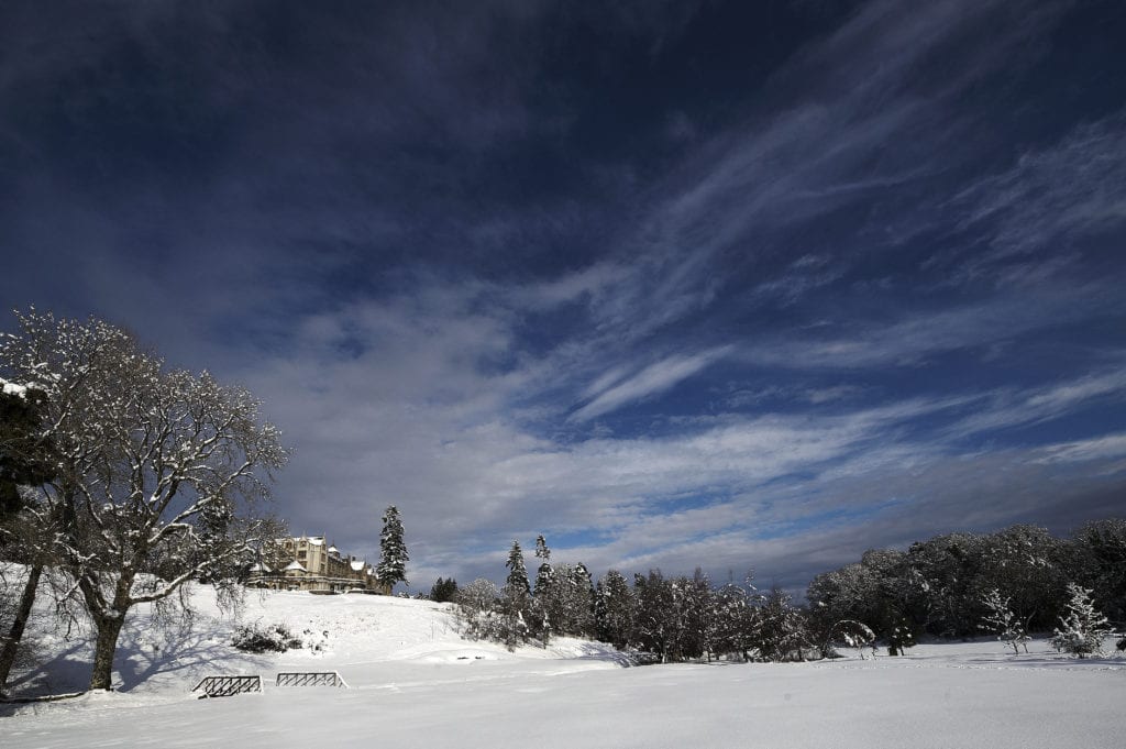 Exterior photo of a snowscape- Hospitality Photographic