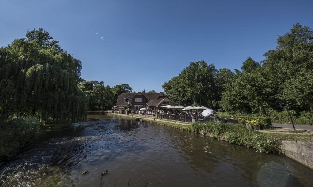 Aerial photo by the canal - Hospitality Photographic