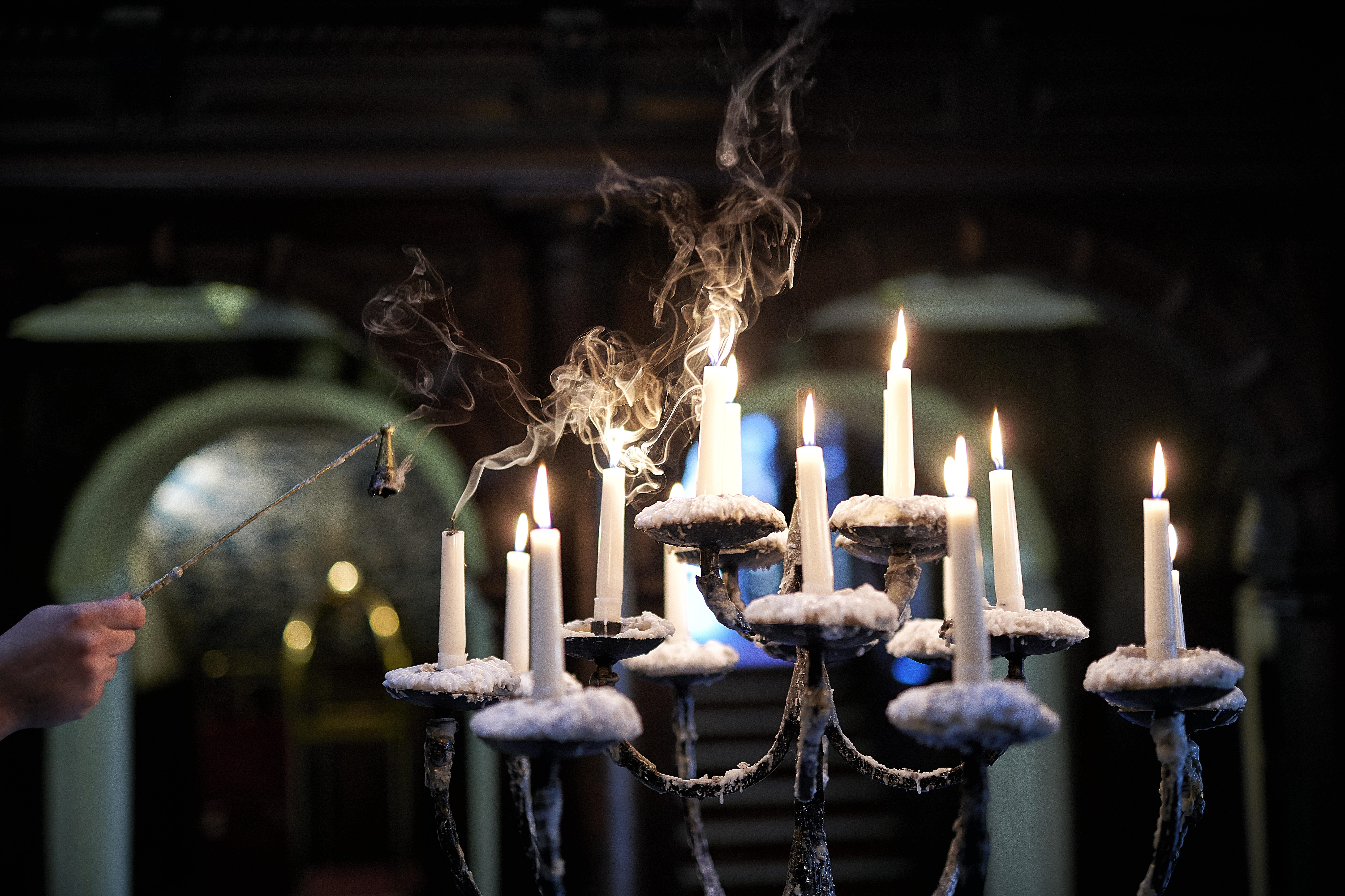 Wall Art of candle stick holders - Hospitality Photographic
